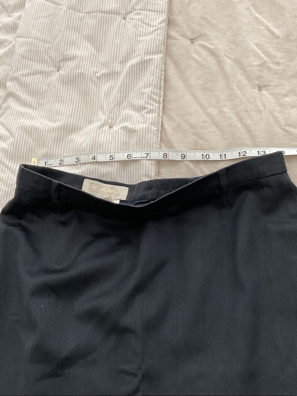 Escada Black Pencil Skirt